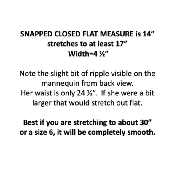 Vintage 80\'s Black Snap Close Cinch Belt main image 5